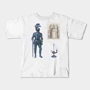 Blue Academia Set Kids T-Shirt